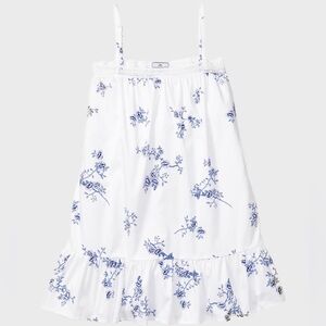 Petite Plume Girls Lily Floral Print Lace Nightgown
